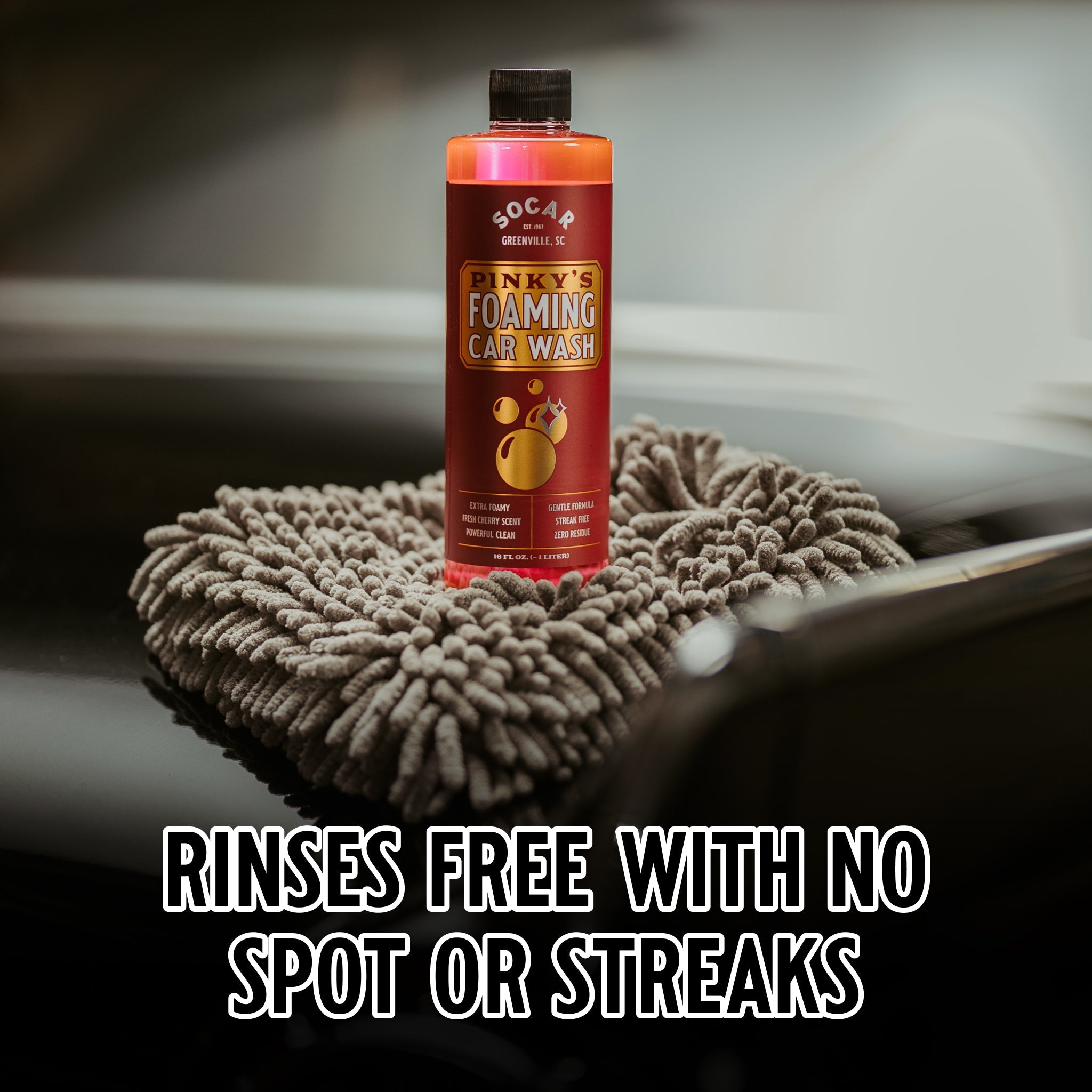 Pinky’s Foaming Car Wash with HydroFoam pH Neutral Technology™ Pinky’s Foaming Car Wash is a professional-grade, concentrated super cleaner for use on cars
