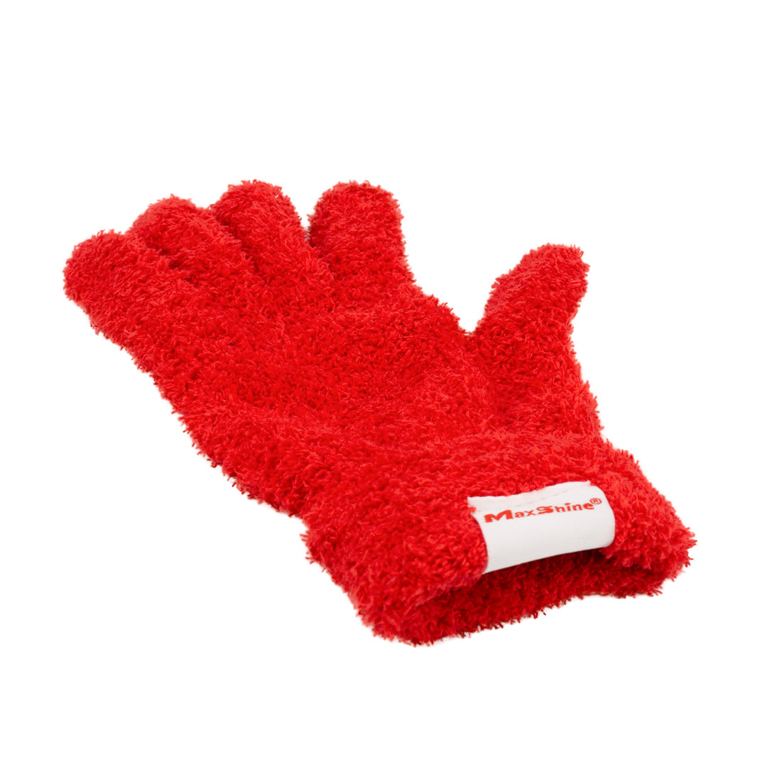 Maxshine Plush Microfiber Gloves- 1 pair | Microfiber cleaning gloves Take advantage of these microfiber cleaning gloves that fit your hands, and easily access