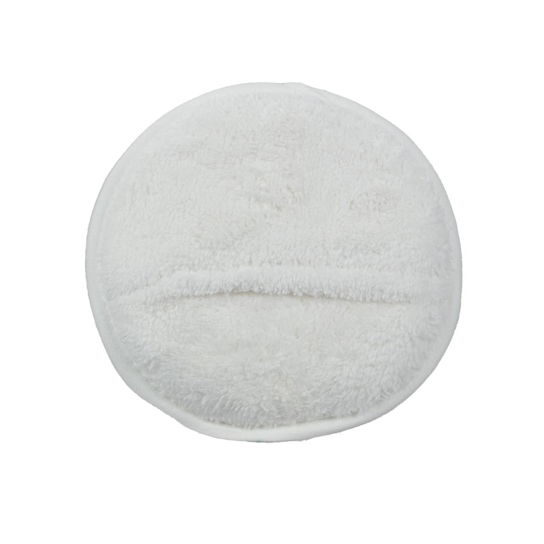 Maxshine Pocket Grip Plush Microfiber Applicator Pad - 6 Pack in use - professional detailing application
