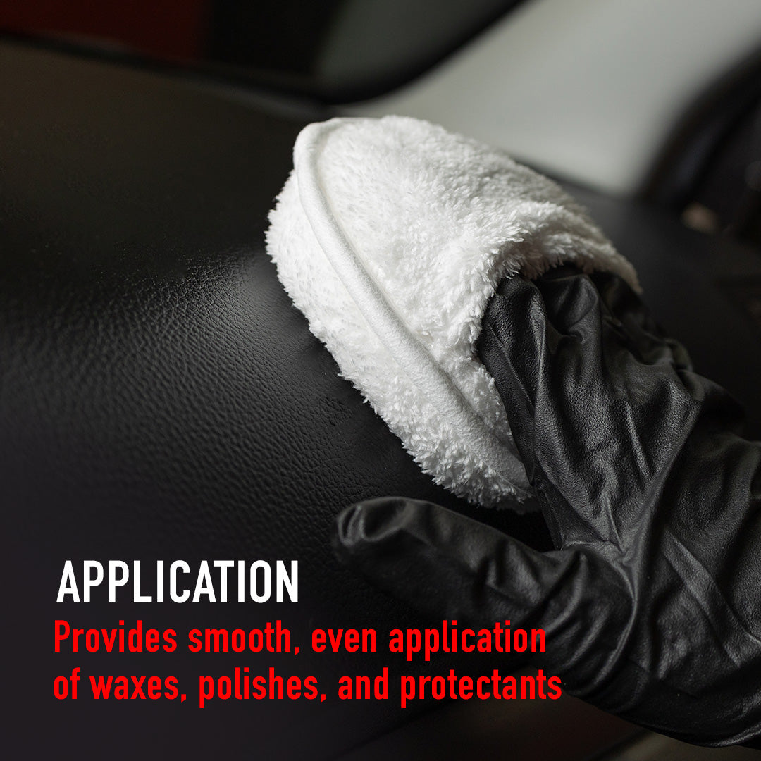 Maxshine Pocket Grip Plush Microfiber Applicator Pad - 6 Pack - detail shot 9