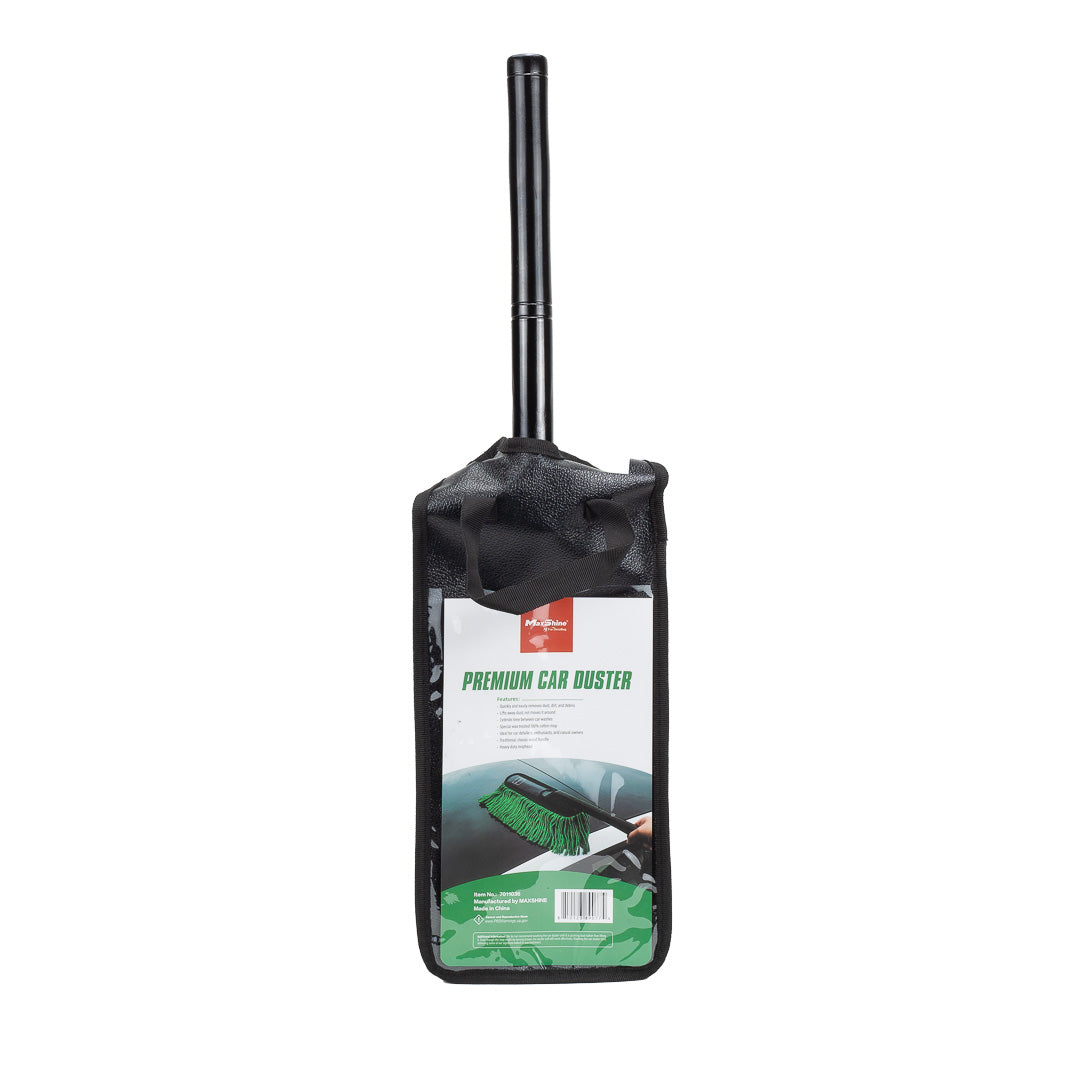 Car Dusters Interior & Exterior Car Detailing Each car duster gently attracts and lifts dust, pollen, and debris without leaving scratches or residue. The
