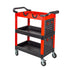 Detailing Cart Premium Heavy Duty Construction This 3-tier detailing cart keeps your workspace clutter-free while providing easy access to all your tools.