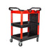 Detailing Cart Premium Heavy Duty Construction This 3-tier detailing cart keeps your workspace clutter-free while providing easy access to all your tools.