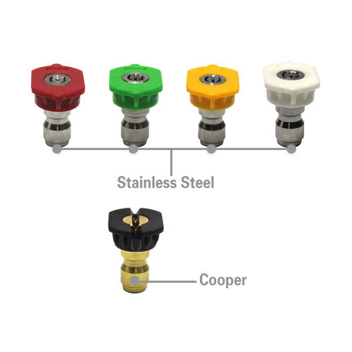 Maxshine Pressure Washer Nozzle Tips product closeup - auto detailing equipment
