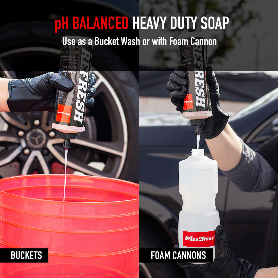 Maxshine Refresh Car Wash Shampoo - 16oz, 1gal - detail shot 5
