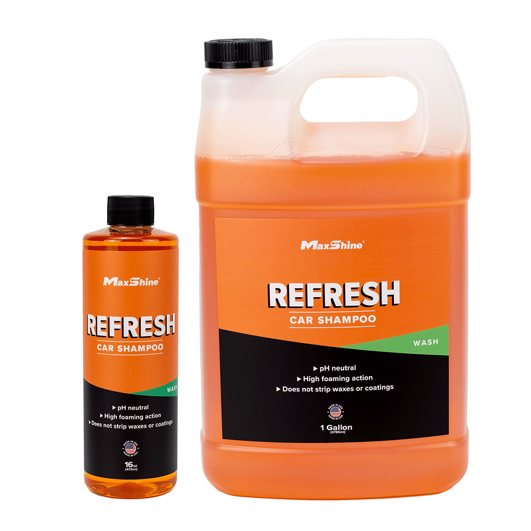 Maxshine Refresh Car Wash Shampoo - 16oz, 1gal - professional auto detailing tool accessory