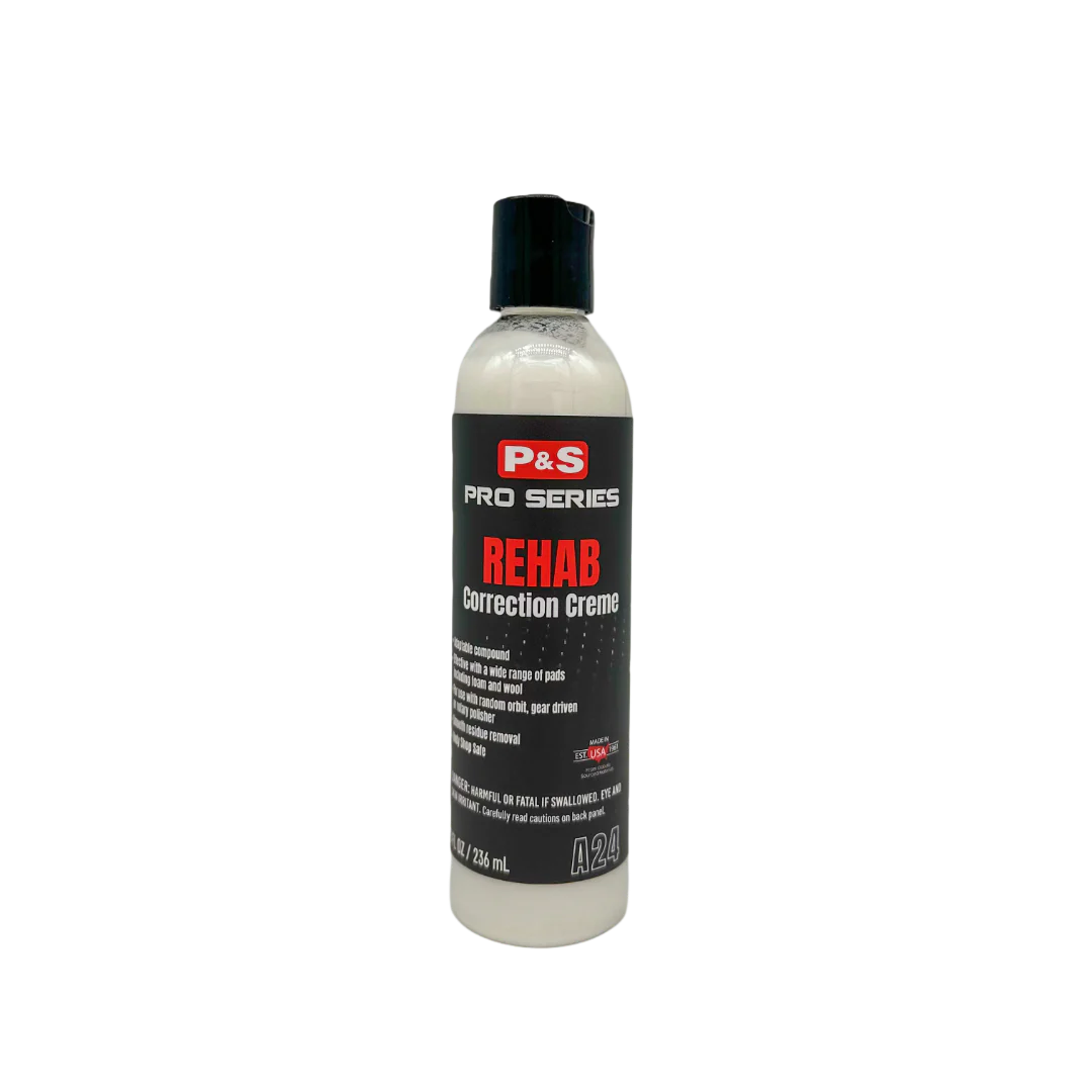 Pal Automotive Rehab Correction Creme  8oz in use - professional detailing application