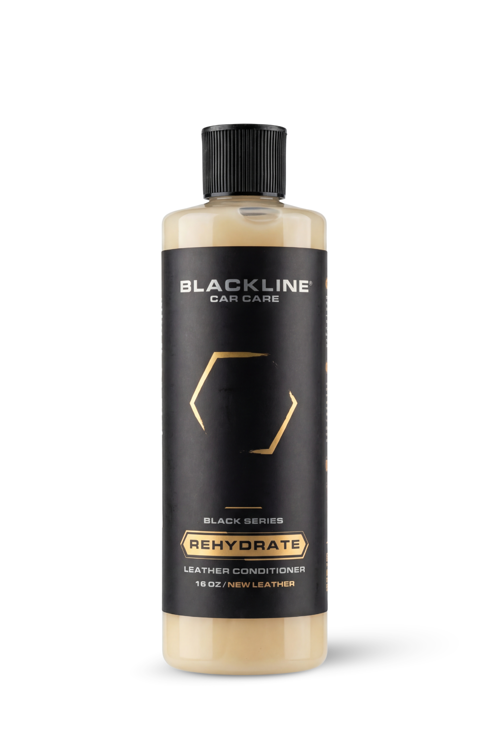 Blackline Car Care BLACKLINE® REHYDRATE LEATHER CONDITIONER - leather cleaner and conditioner for car interiors