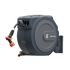The auto-rewind system, hose locker, and 9-mode hose nozzle make the hose reel more convenient to use.