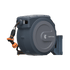 Giraffe Tools retractable garden hose reel delivers a one-stop watering solution—wall-mounted, auto-rewind, and adjustable for effortless use.