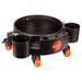 Rolling Bucket Dolly The Rolling Bucket Dolly is your car washing hero. This handy caddy boasts 360-degree swivel wheels for effortless maneuvering, holding
