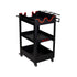 Maxshine Rolling Detailing Cart - Coated Steel - detail shot 7
