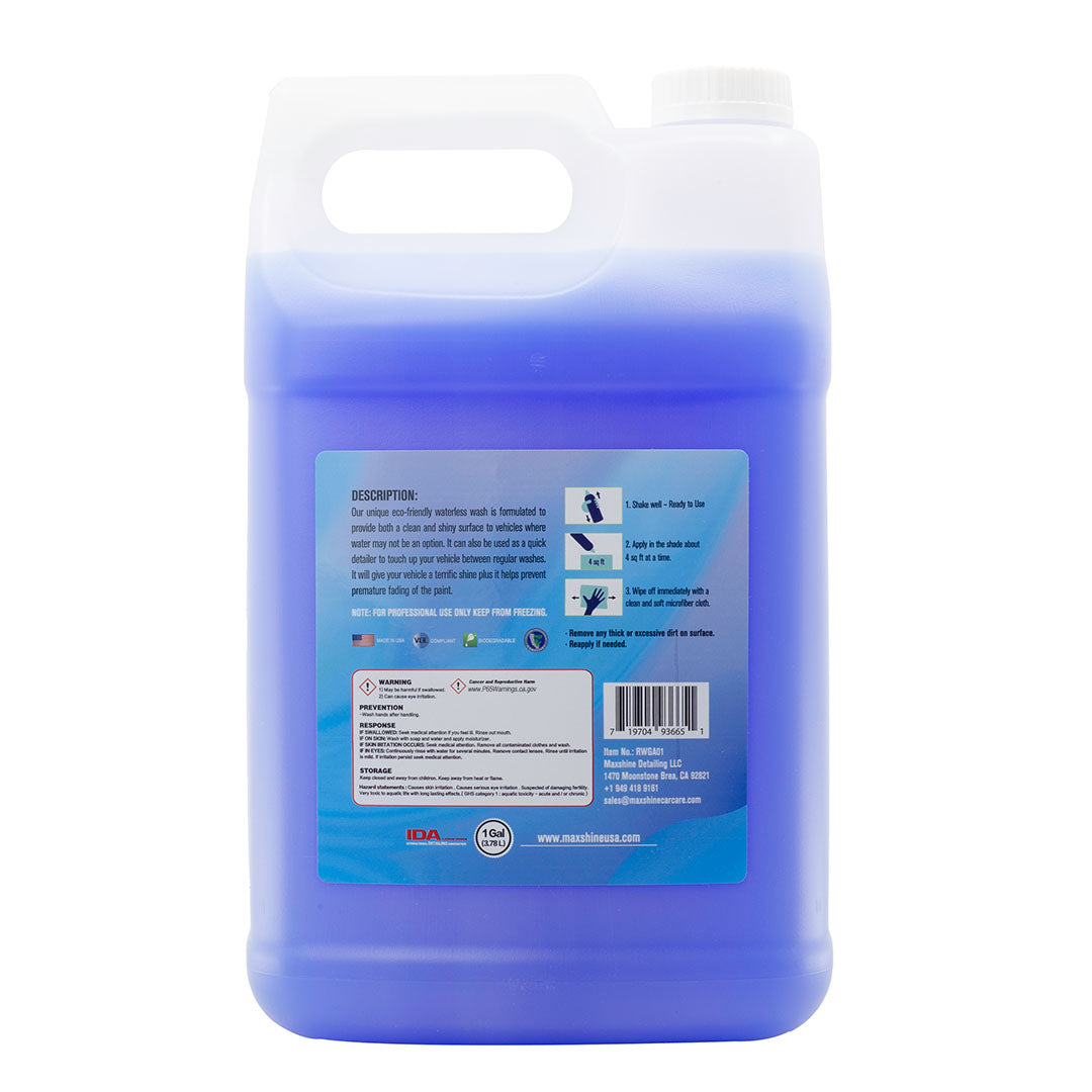 Waterless Wash & Wax Eco-Friendly with a Brilliant Shine This eco-friendly Waterless Wash and Wax is a powerful and innovative formula that combines cleaning