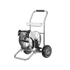 Garden Hose Reel Cart-2 Wheels-Stainless Steel-Heavy Duty