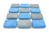 Thin Saver Terry Microfiber Coating Applicator Sponge with Plastic Barrier