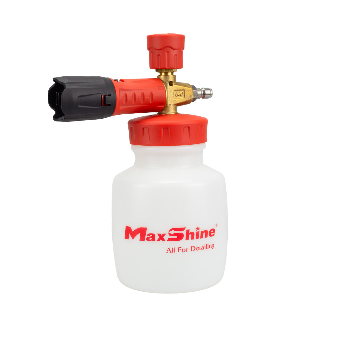 A New Maxshine Snow Master Foam Lance The Car Wash Foam Cannon by Maxshine cleans with concentrated cleaners. Gentle car wash foam is the MAXSHINE Foam Cannon