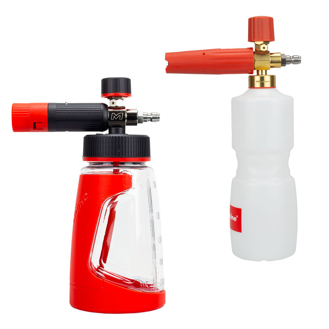 Foam Wash Cannon Thick Cleansing Snow Foam MaxShine Snow Foam Wash Cannon achieves a safe and swirl-free car wash! This top-of-the-line foam cannon dispenses