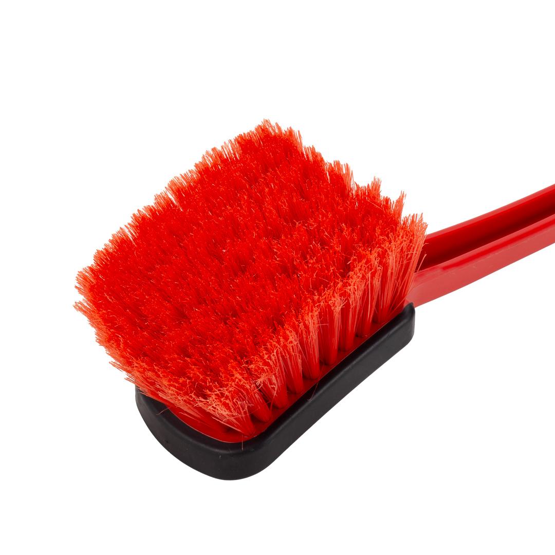 Wheel Cleaning Brush The wheel cleaning brushes, have soft and long handles, help to reach far into wheel wells and canvas convertible tops, safely removing