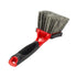 Rim Cleaning Brush - Ergonomic Design: Soft Grip, Safety Bumper, Easy Handle The rim cleaning brush, made of PET and PBT(light duty), produces the best result