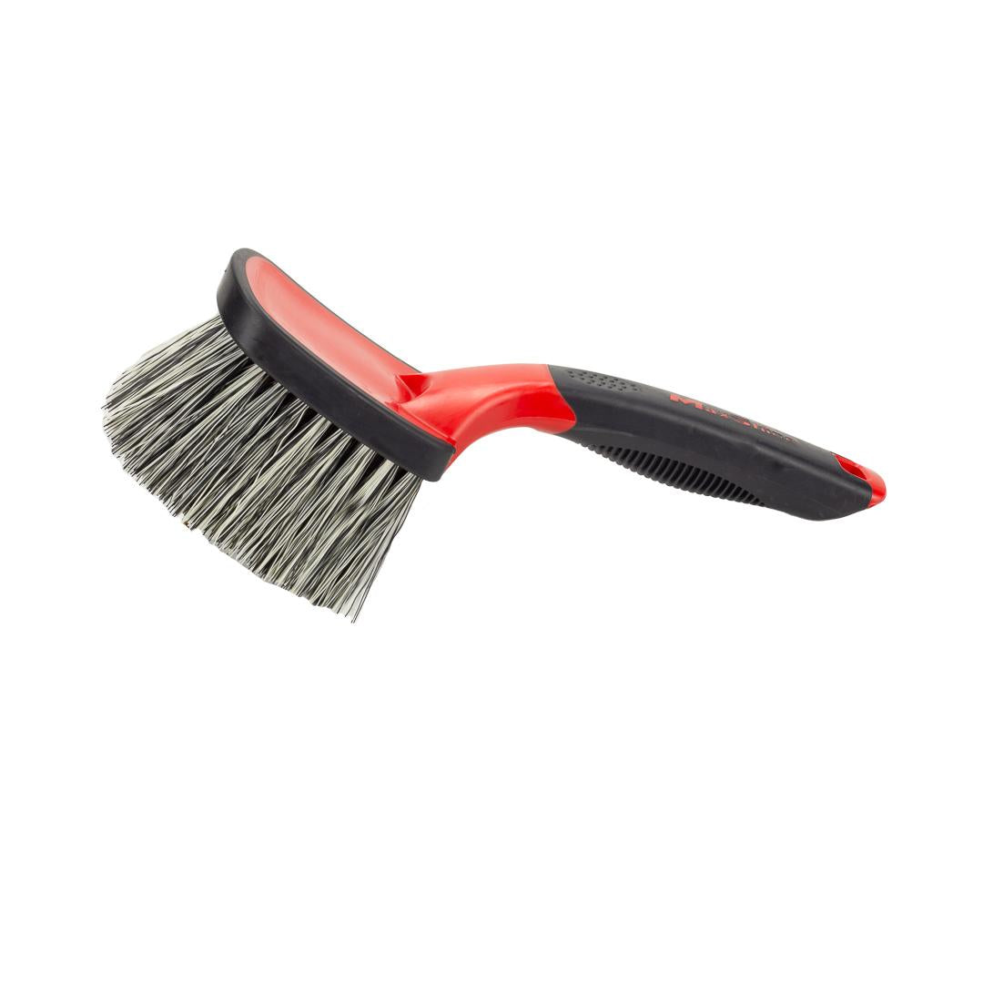 Rim Cleaning Brush - Ergonomic Design: Soft Grip, Safety Bumper, Easy Handle The rim cleaning brush, made of PET and PBT(light duty), produces the best result