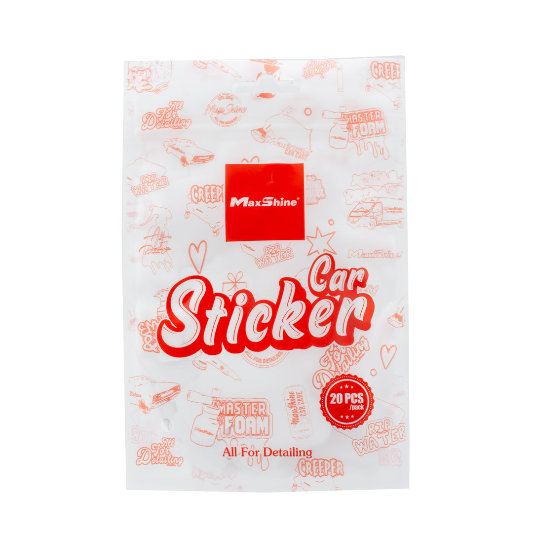 Maxshine Sticker Pack – 20pcs/pack