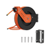 Giraffe Tools air compressor hose reel has a professional-grade all-steel construction, corrosion-resistant powder coat finish for long life and durability.