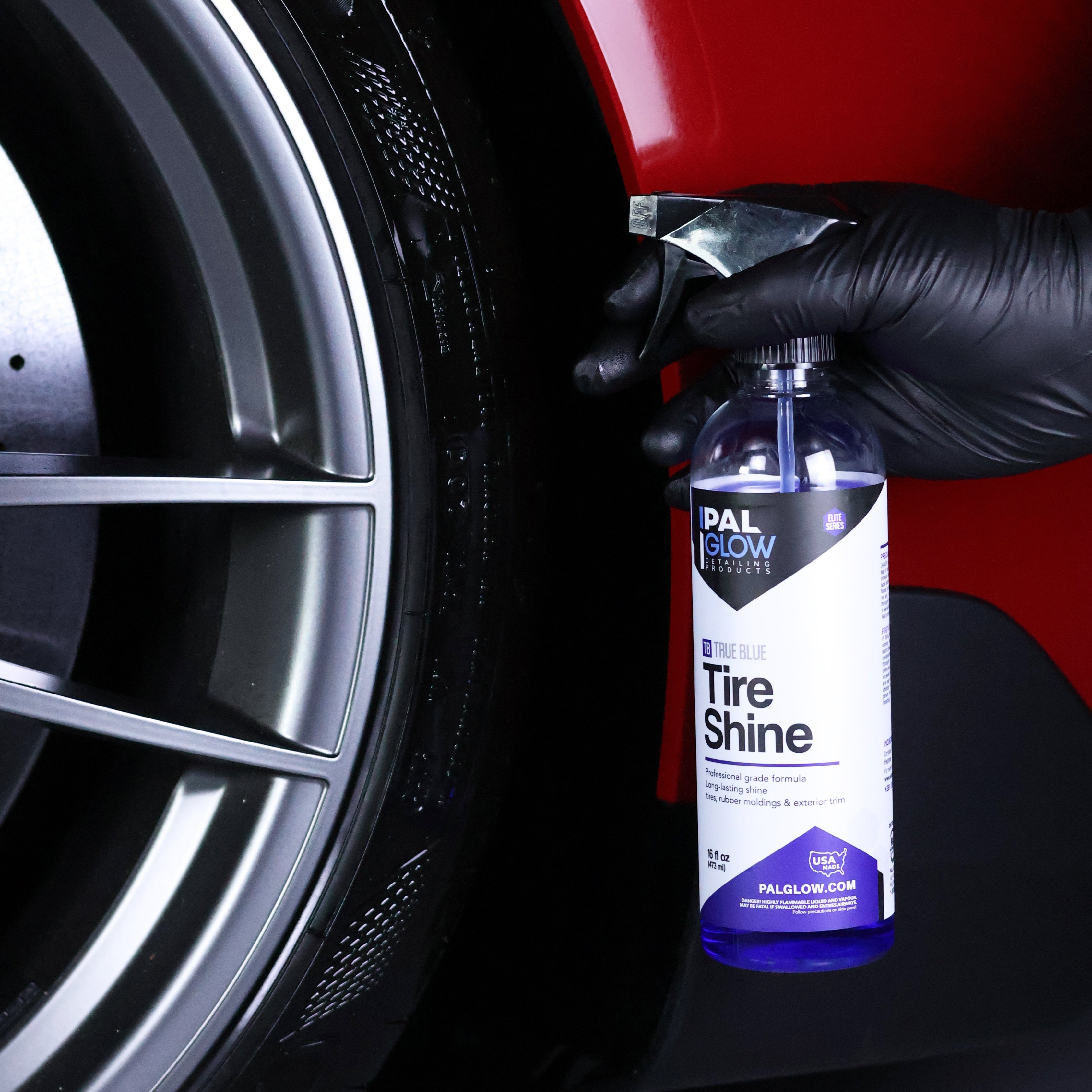 PalGlow True Blue Tire Shine - detail shot 6