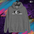 That Detail Shop Cozy Hoodie in Graphite Heather Mock Up Image. The Best Detailing Cozy Hoodie for Auto Detailing. 