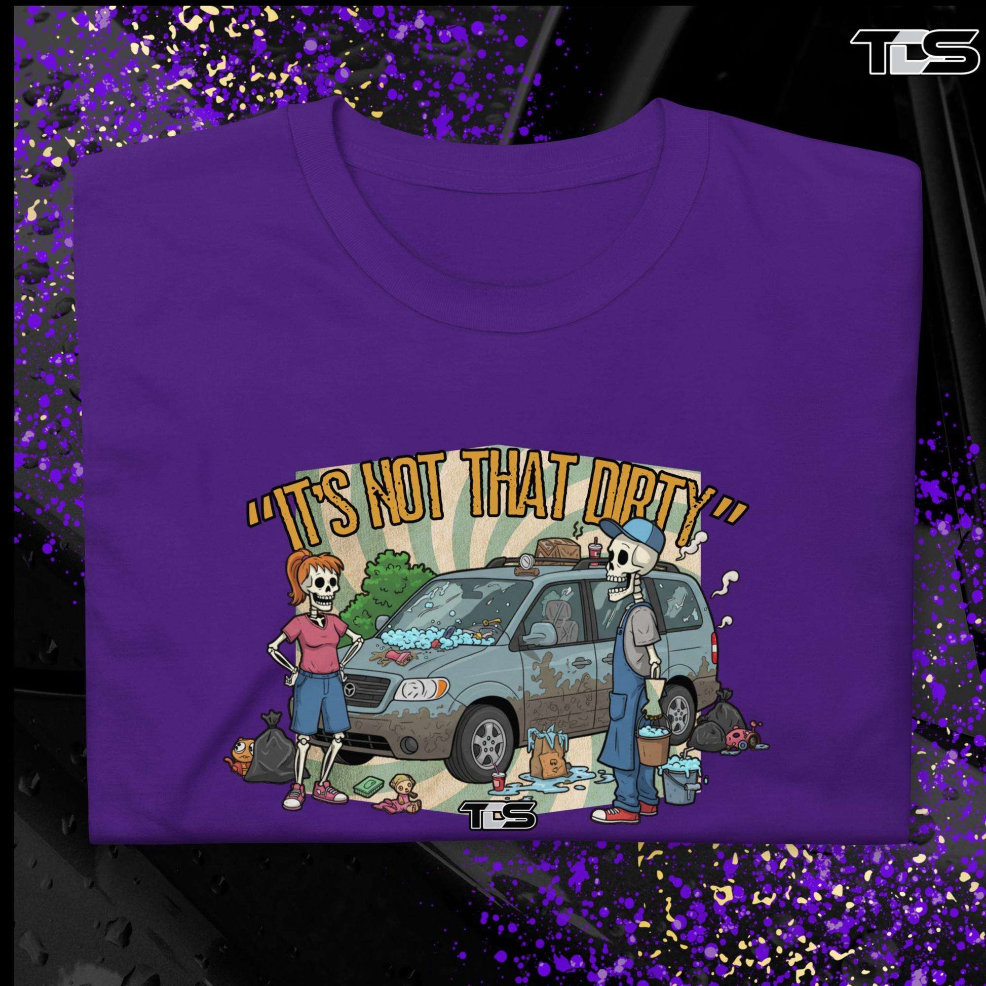That Detail Shop T-Shirt of the Month - March 2025 in Purple Mock Up Image. The Best Detailing Shirt for Auto Detailing. 