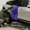 That Detail Shop Microfiber Towel Purple Mock Up Image. The Best Detailing Towel for Auto Detailing. 