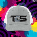 That Detail Shop Trucker Cap – Richardson 112 in Heather Grey and White Mock Up Image. The Best Detailing Hat For Detailing. 