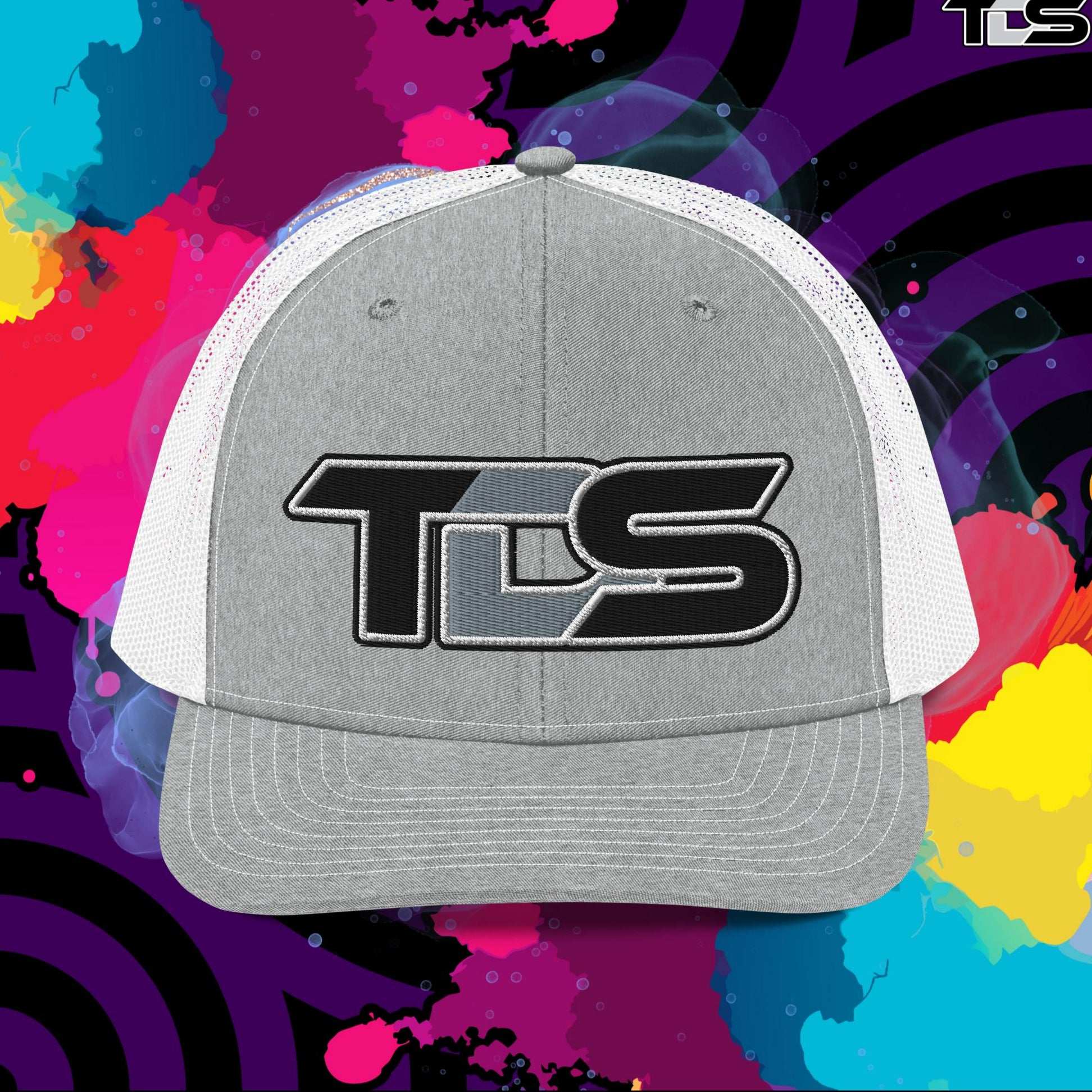 That Detail Shop Trucker Cap – Richardson 112 in Heather Grey and White Mock Up Image. The Best Detailing Hat For Detailing. 