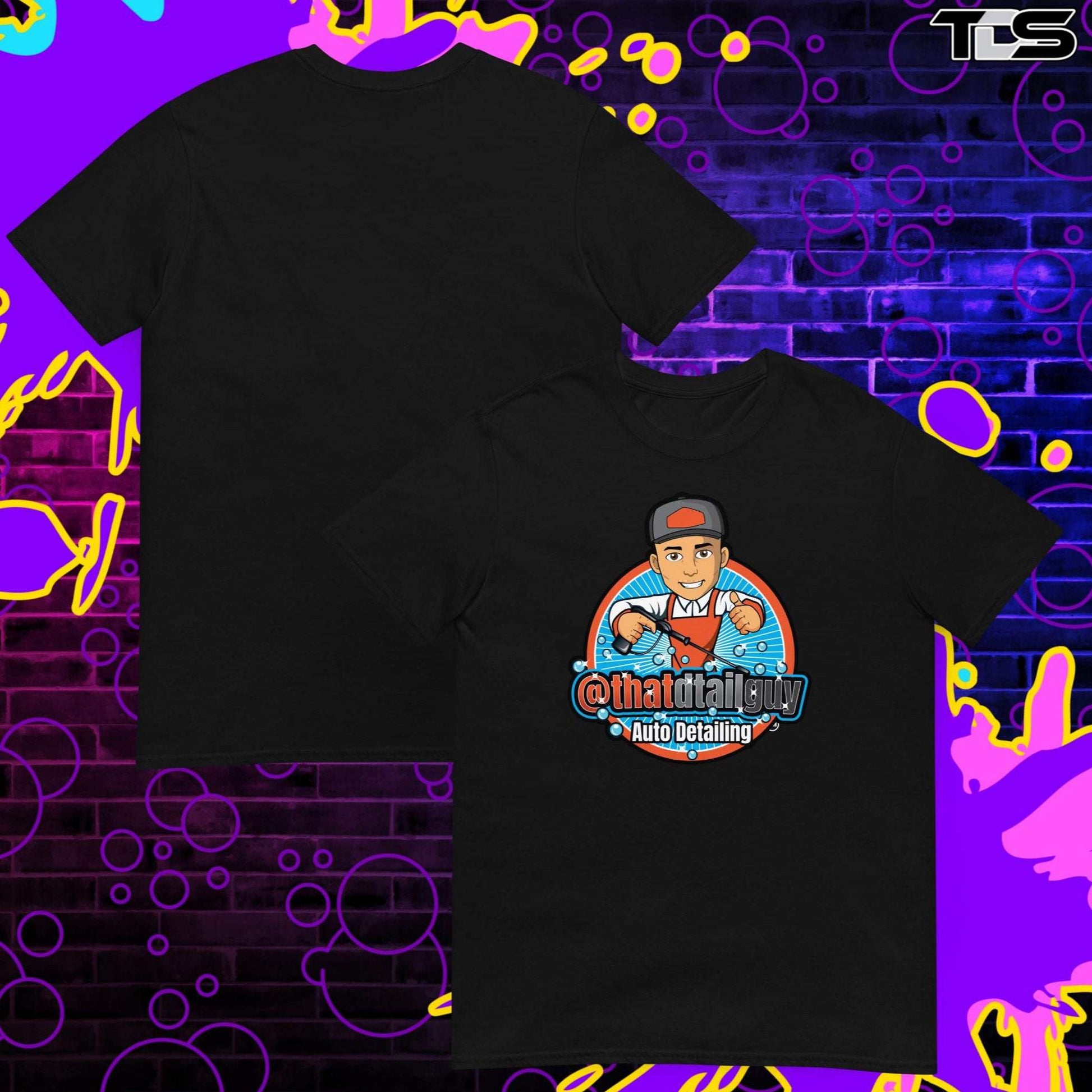 That Thatdtailguy Shirt in Black Mock Up Image. The Best Detailing Shirt From Thatdtailguy. 