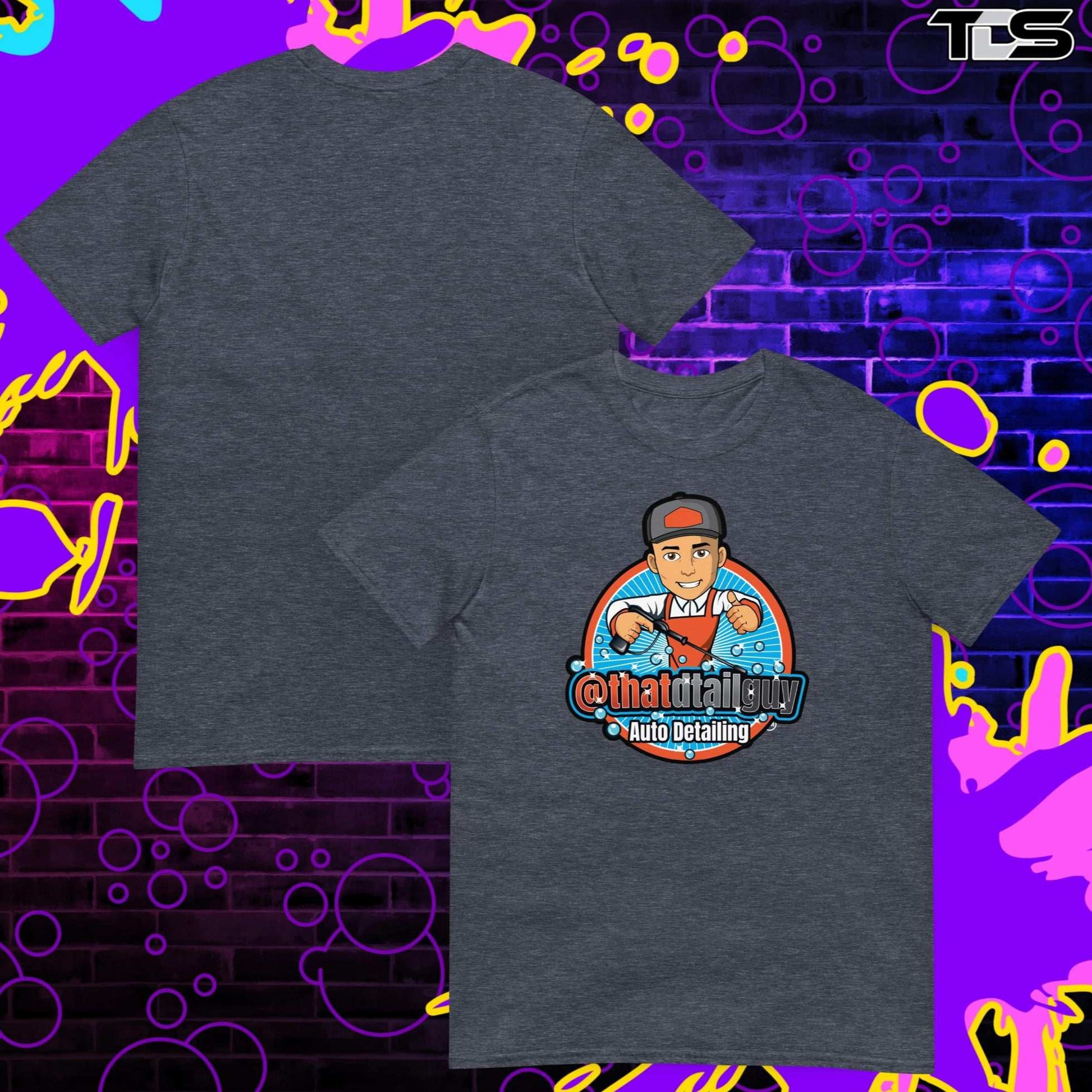 That Thatdtailguy Shirt in Heather Navy Mock Up Image. The Best Detailing Shirt From Thatdtailguy. 