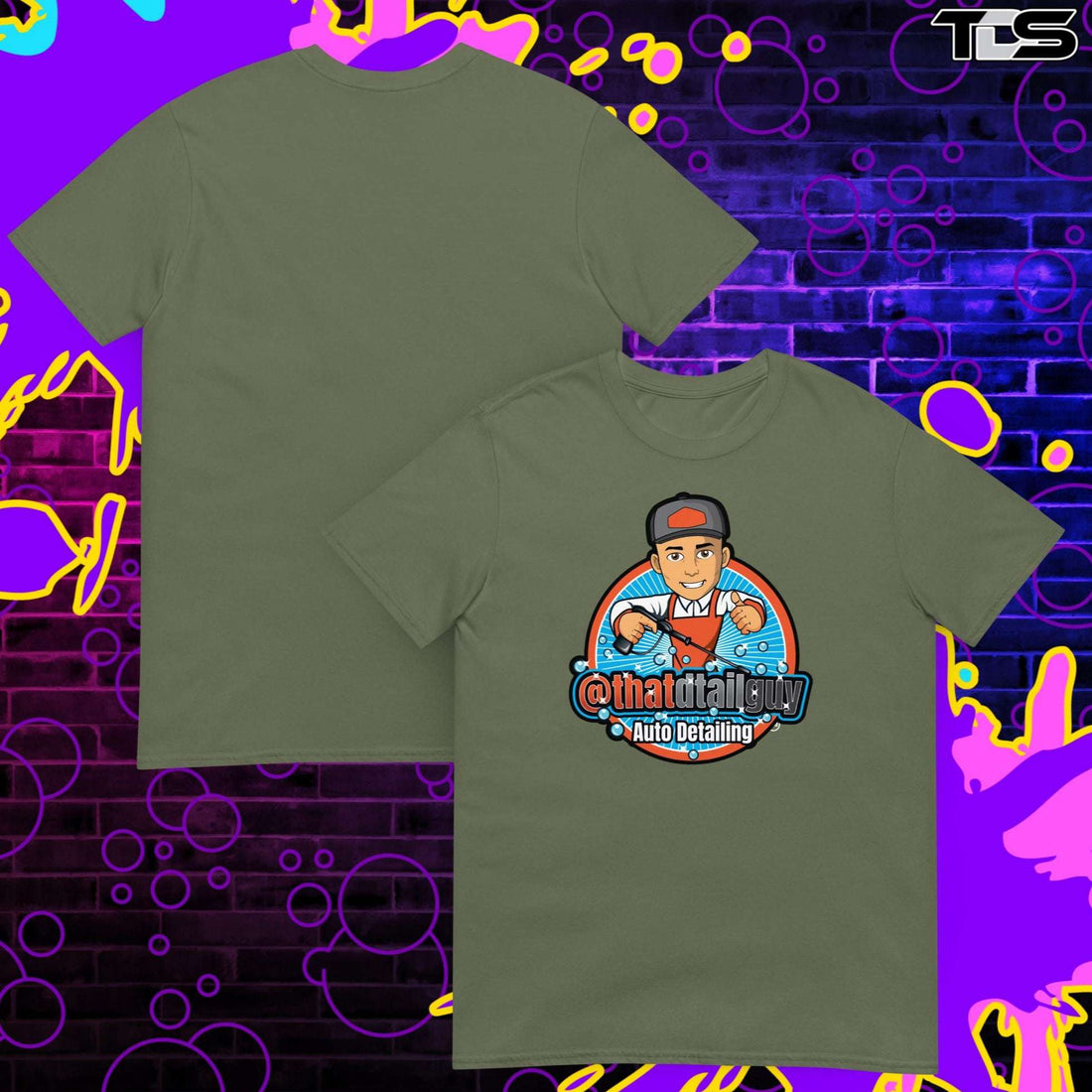 That Thatdtailguy Shirt in Purple Mock Up Image. The Best Detailing Shirt From Thatdtailguy. 