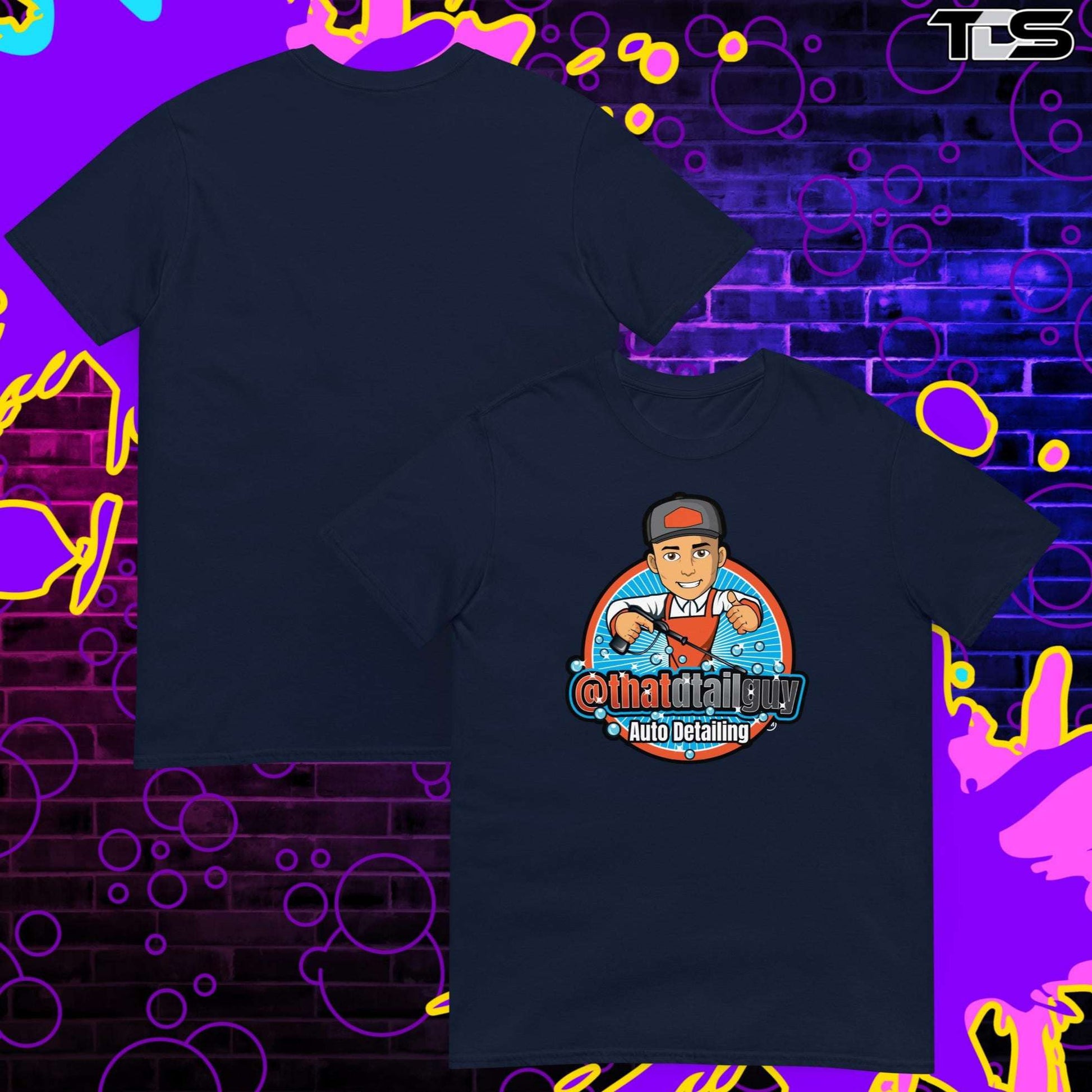 That Thatdtailguy Shirt in Navy Mock Up Image. The Best Detailing Shirt From Thatdtailguy. 