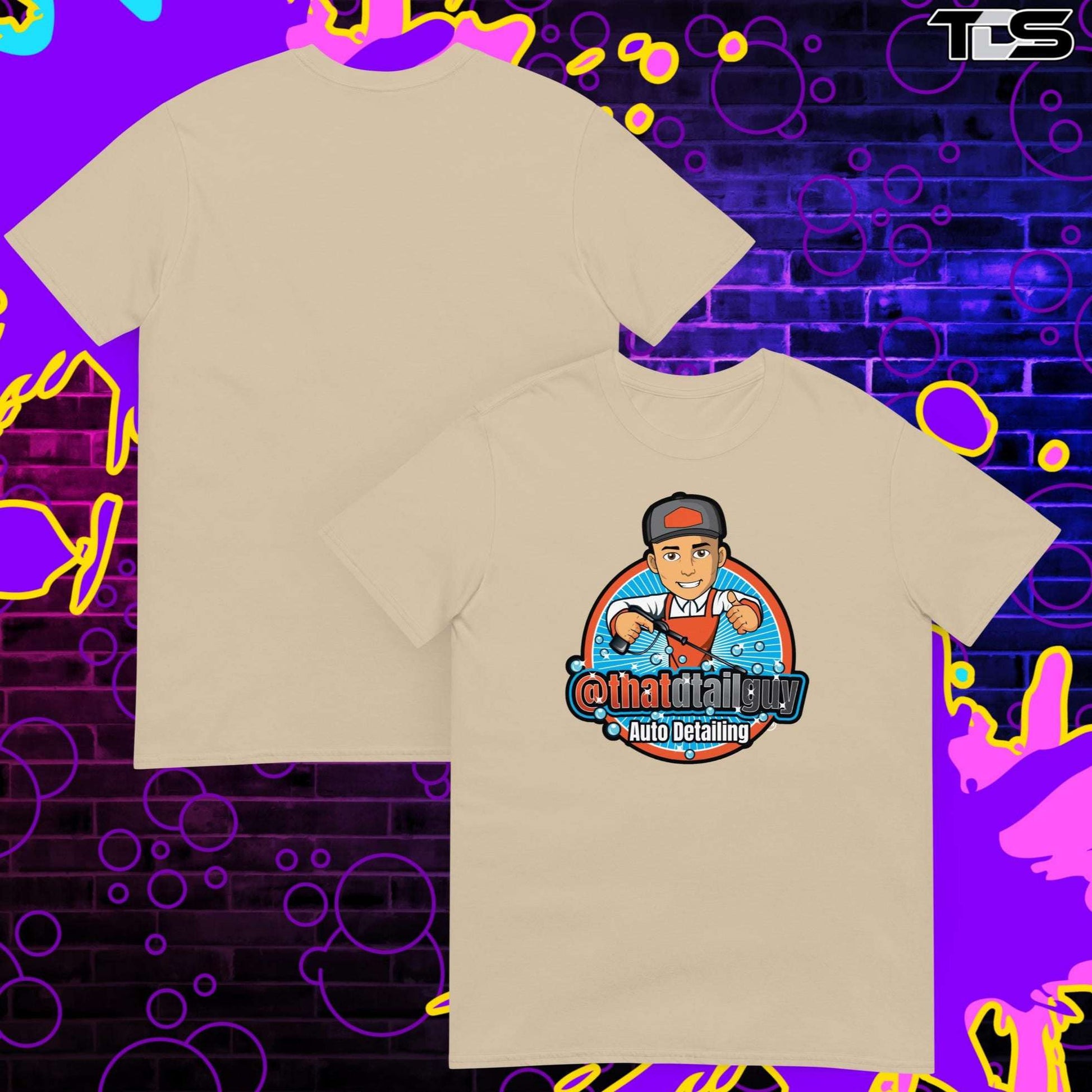 That Thatdtailguy Shirt in Sand Mock Up Image. The Best Detailing Shirt From Thatdtailguy. 