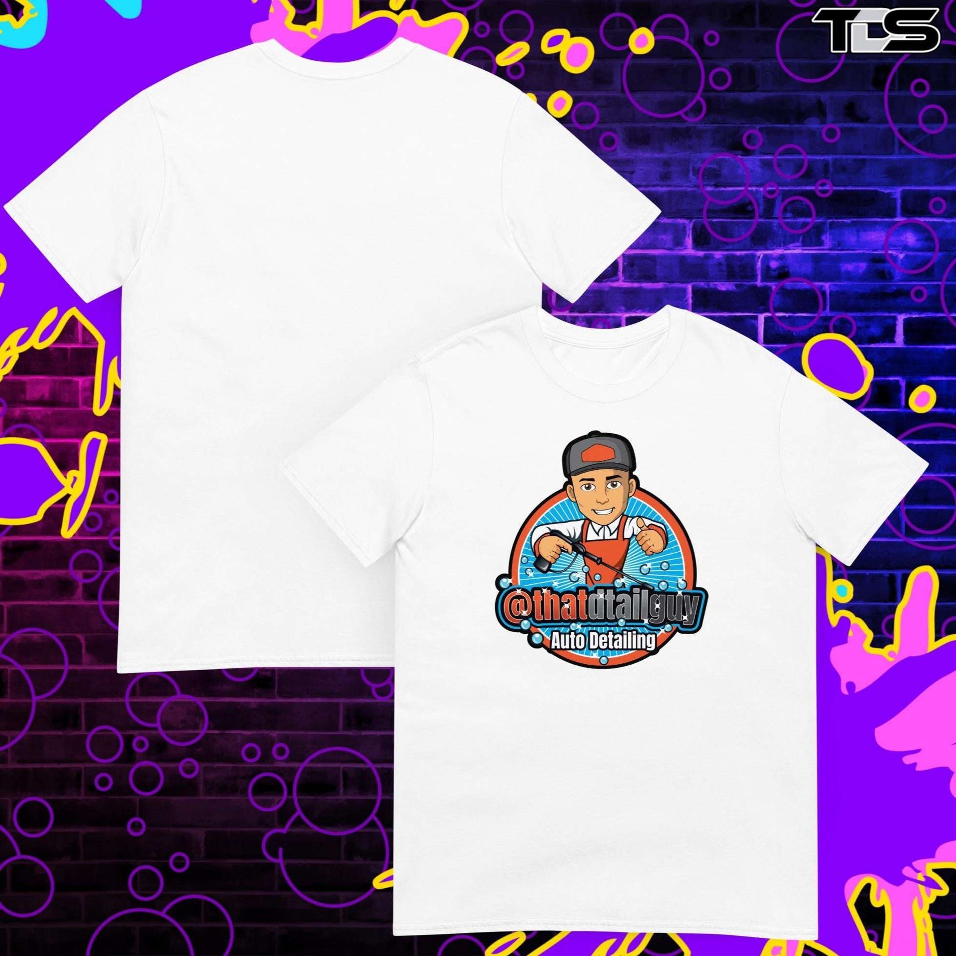 That Thatdtailguy Shirt in White Mock Up Image. The Best Detailing Shirt From Thatdtailguy. 