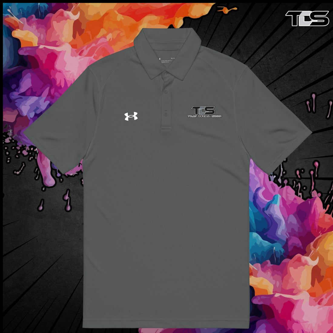 Forest Green That Detail Shop Performance Polo. The Best Polo for Detailing Cars. 