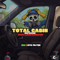 Clean and refreshed car interior with text reading Total Cabin Refresh BYO Filter – Smoke & Odor Elimination' offered by That Detail Shop.