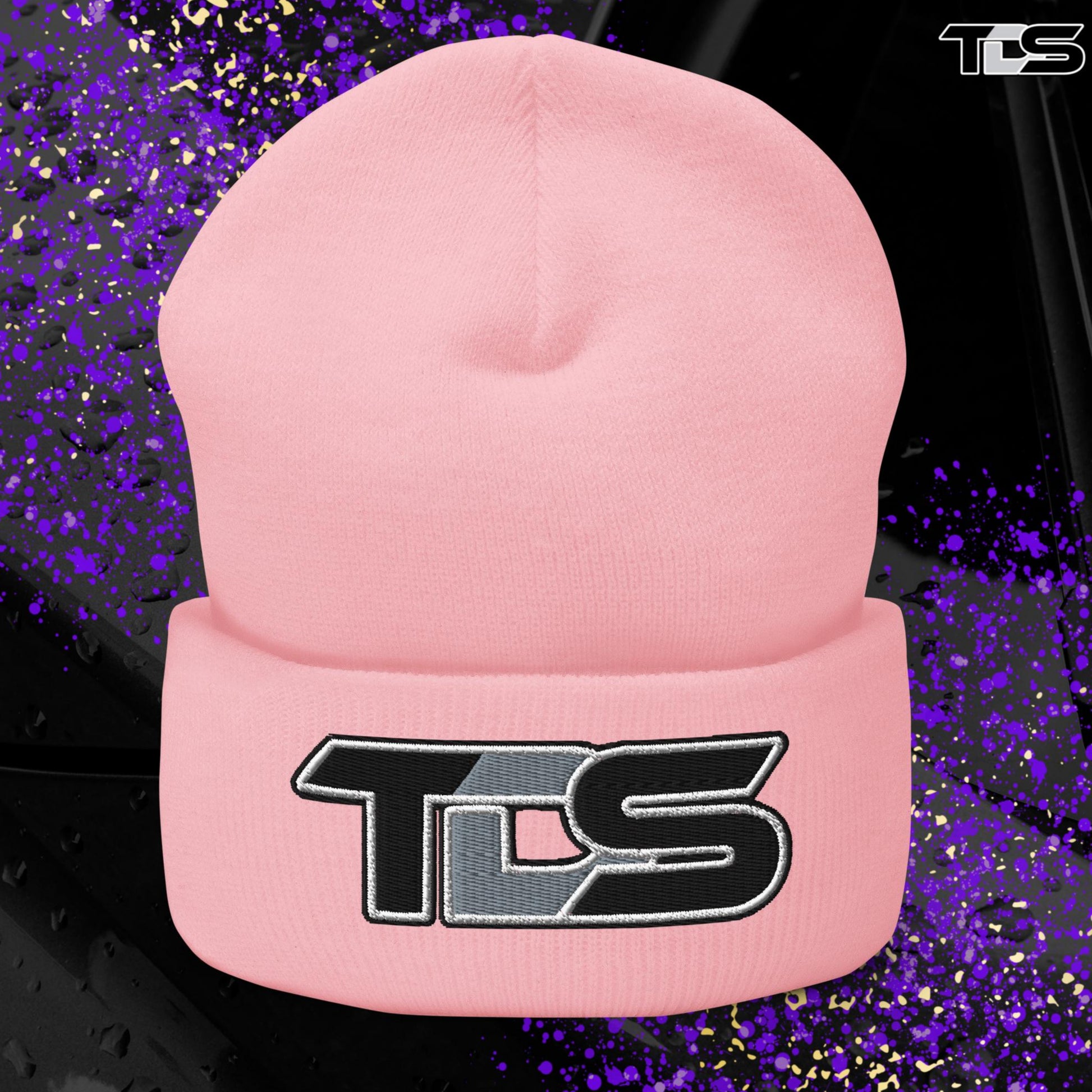 Baby Pink That Detail Shop TDS Beanie. The Best Detailing Hat.