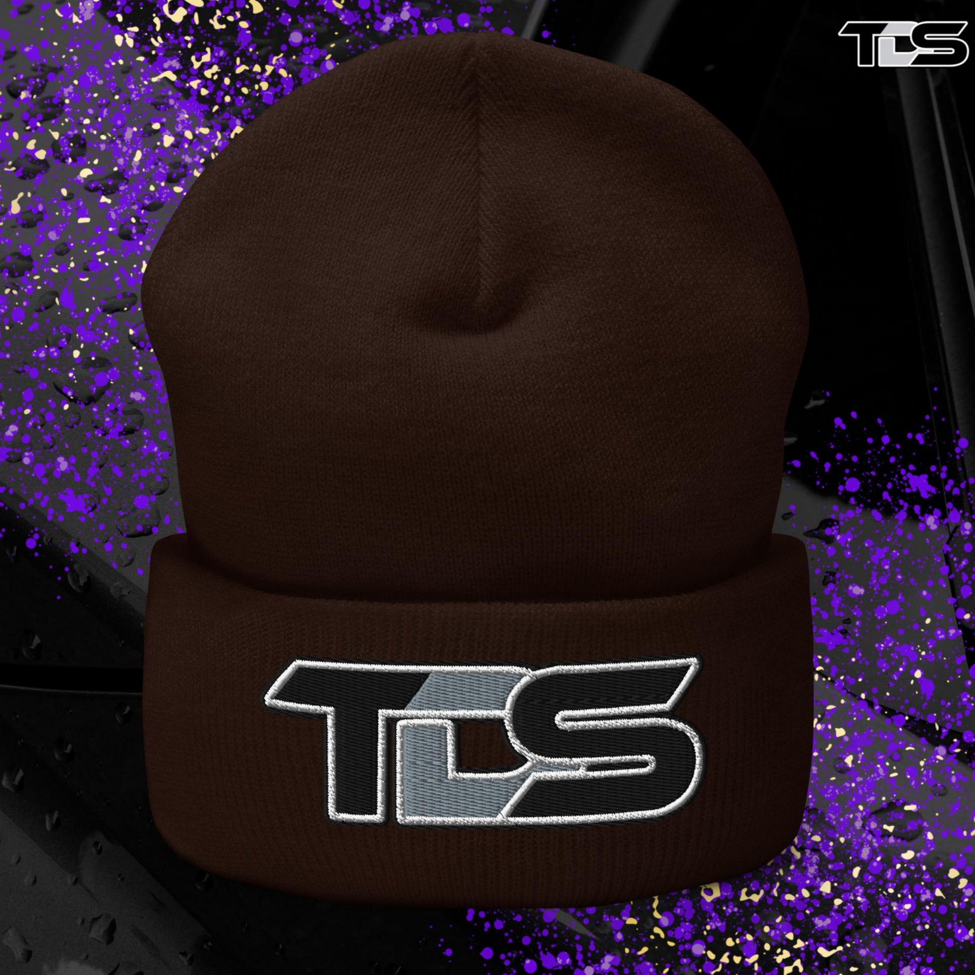 Brown That Detail Shop TDS Beanie. The Best Detailing Hat.