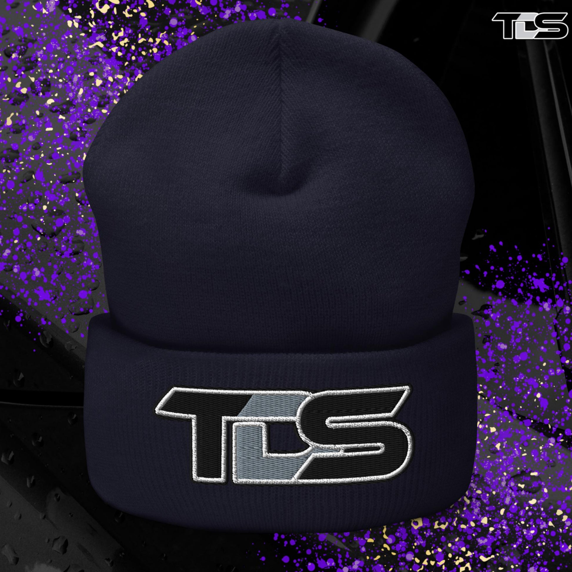 Navy That Detail Shop TDS Beanie. The Best Detailing Hat.