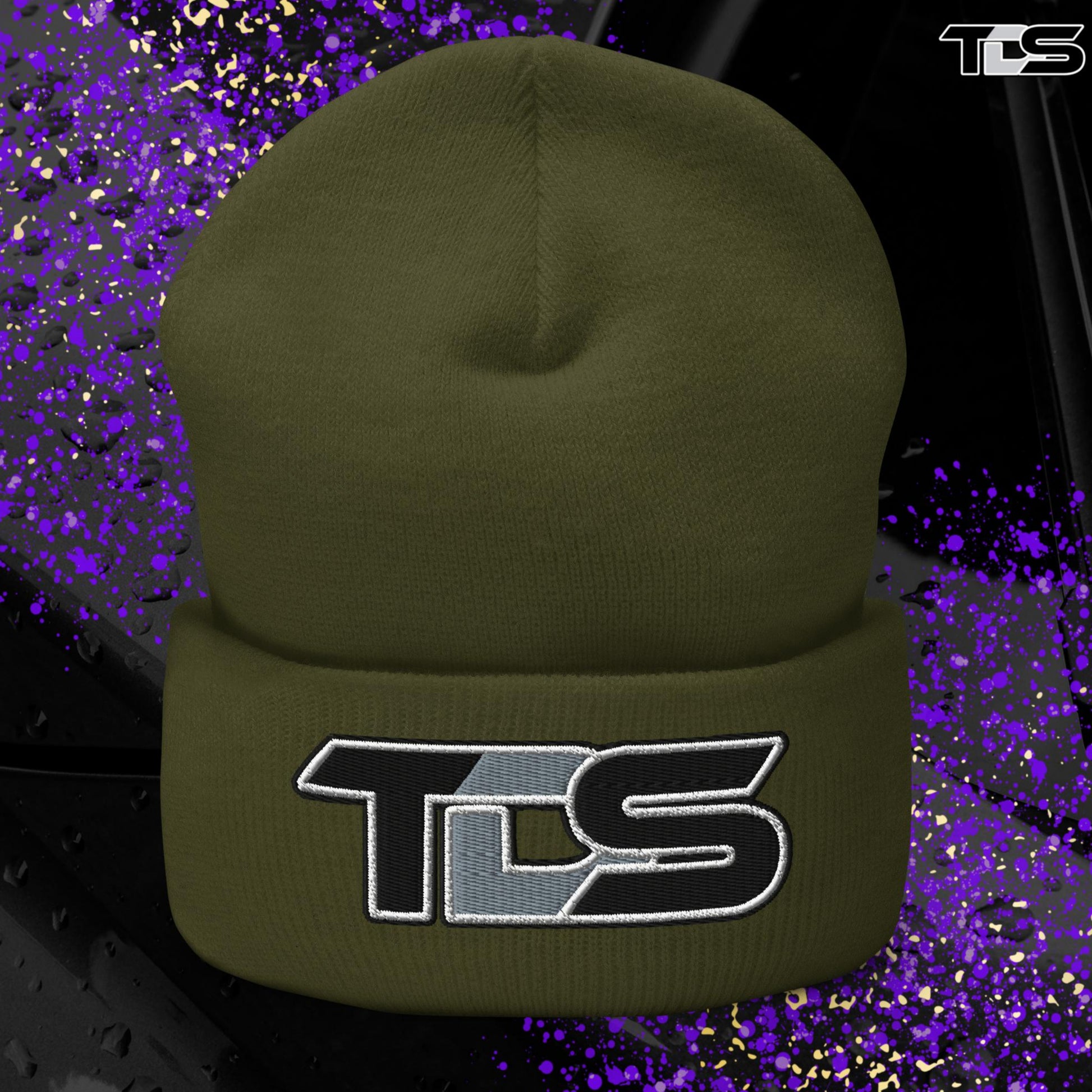 Olive That Detail Shop TDS Beanie. The Best Detailing Hat.