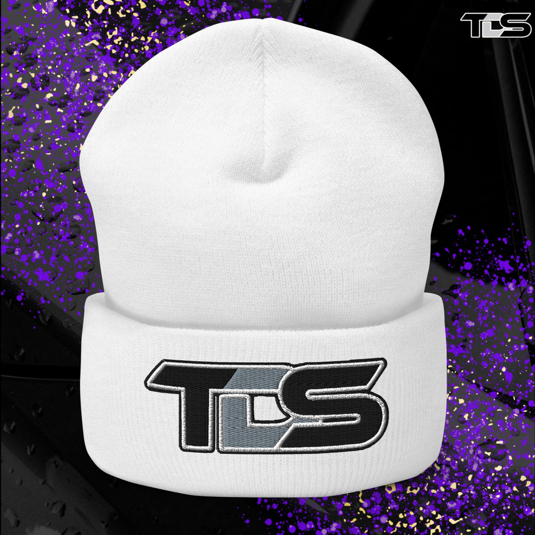 White That Detail Shop TDS Beanie. The Best Detailing Hat.