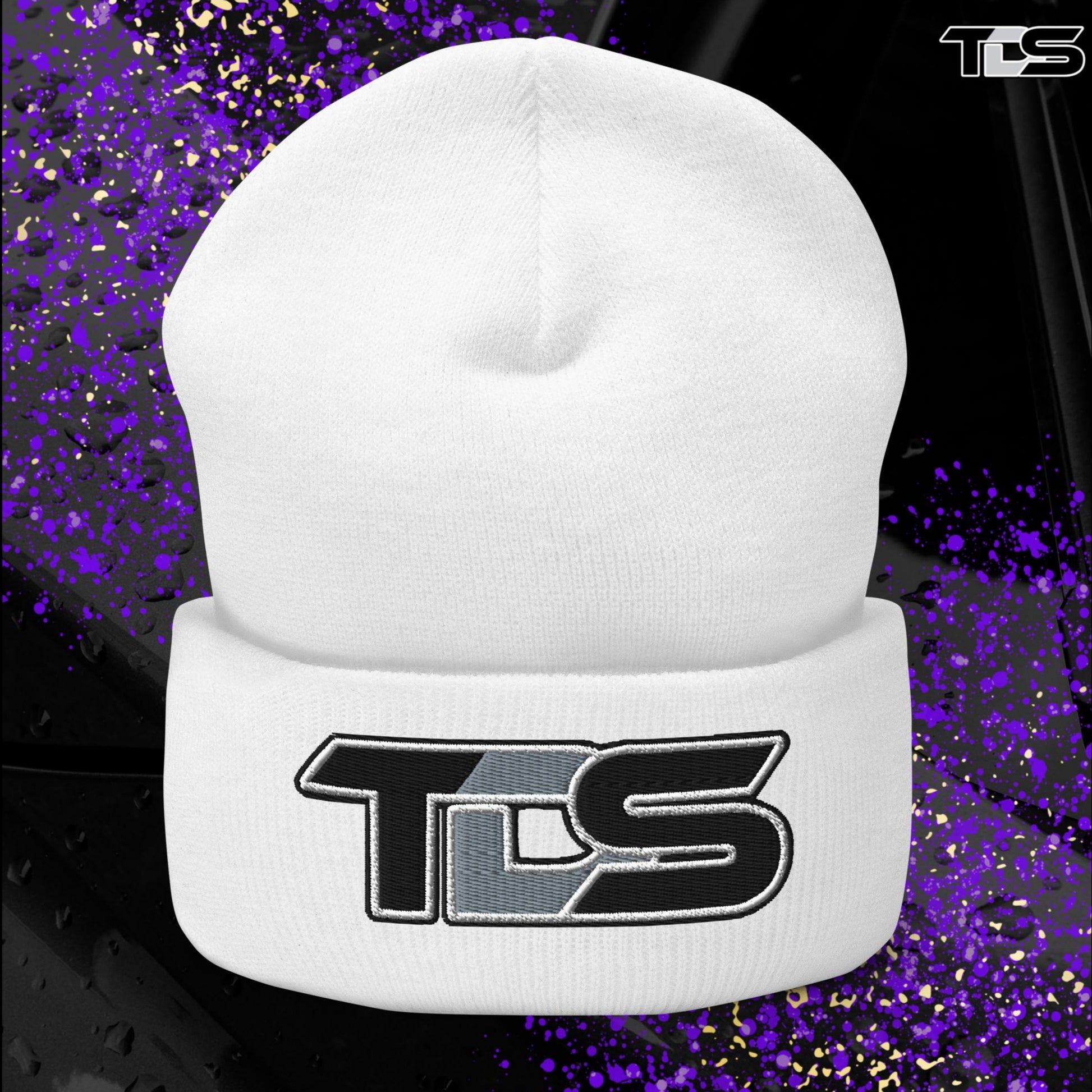 White That Detail Shop TDS Beanie. The Best Detailing Hat.