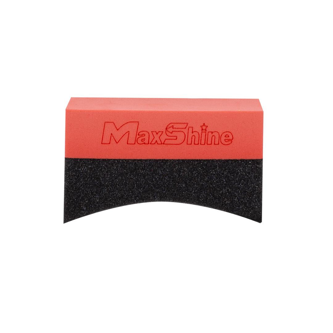 Maxshine Tire Dressing Applicator Clean Wheel Foam Pad- Curved