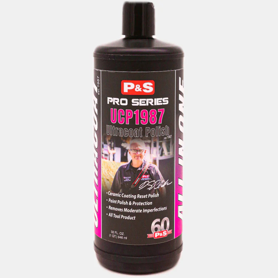 P&S Detailing Products P&S ULTRACOAT POLISH QUART in use - professional detailing application