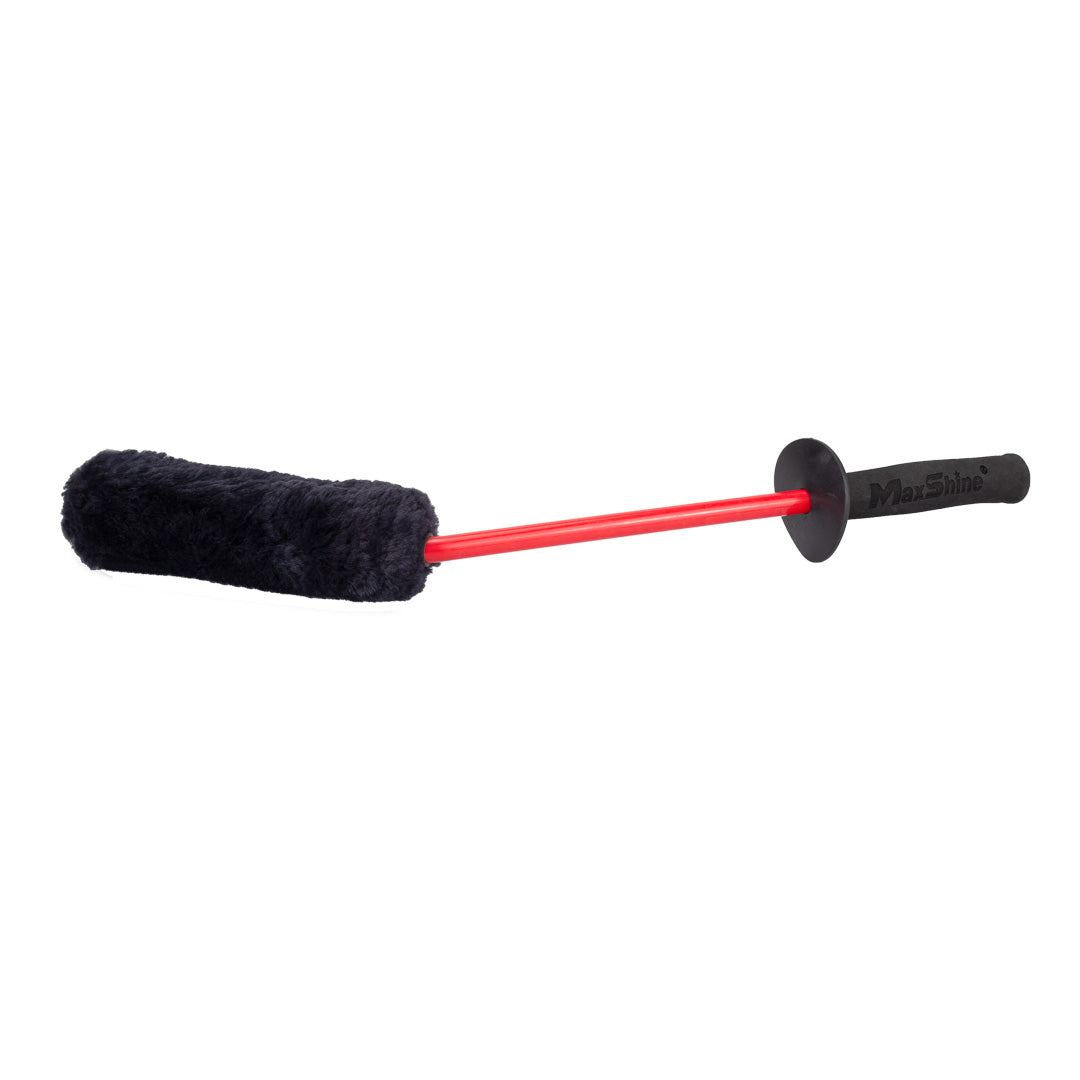 Maxshine EZ Detailing Brushes | Ultimate Wool Wheel Brush – Angled Reach - detail shot 10
