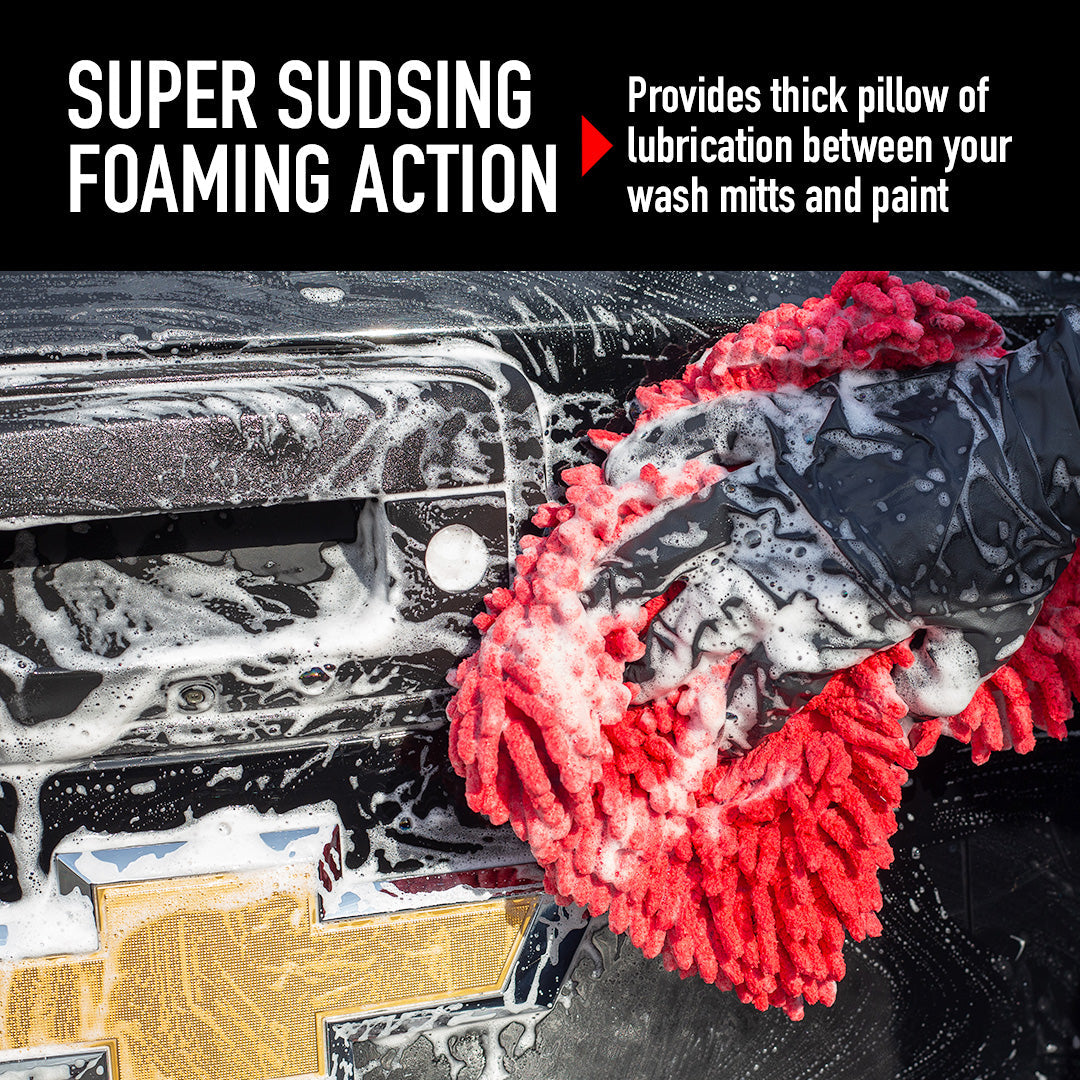 Foam Cleanser pH Neutral Ultra Foaming Wash Ultra Foaming Wash is a car wash foam cleanser that produces thick suds and safely removes dirt, grime, and